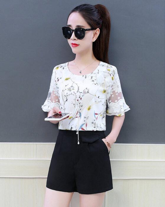 áo sơ mi nữ tay lỡ