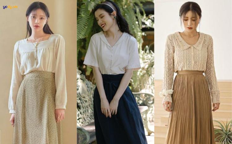 cách phối đồ vintage nữ