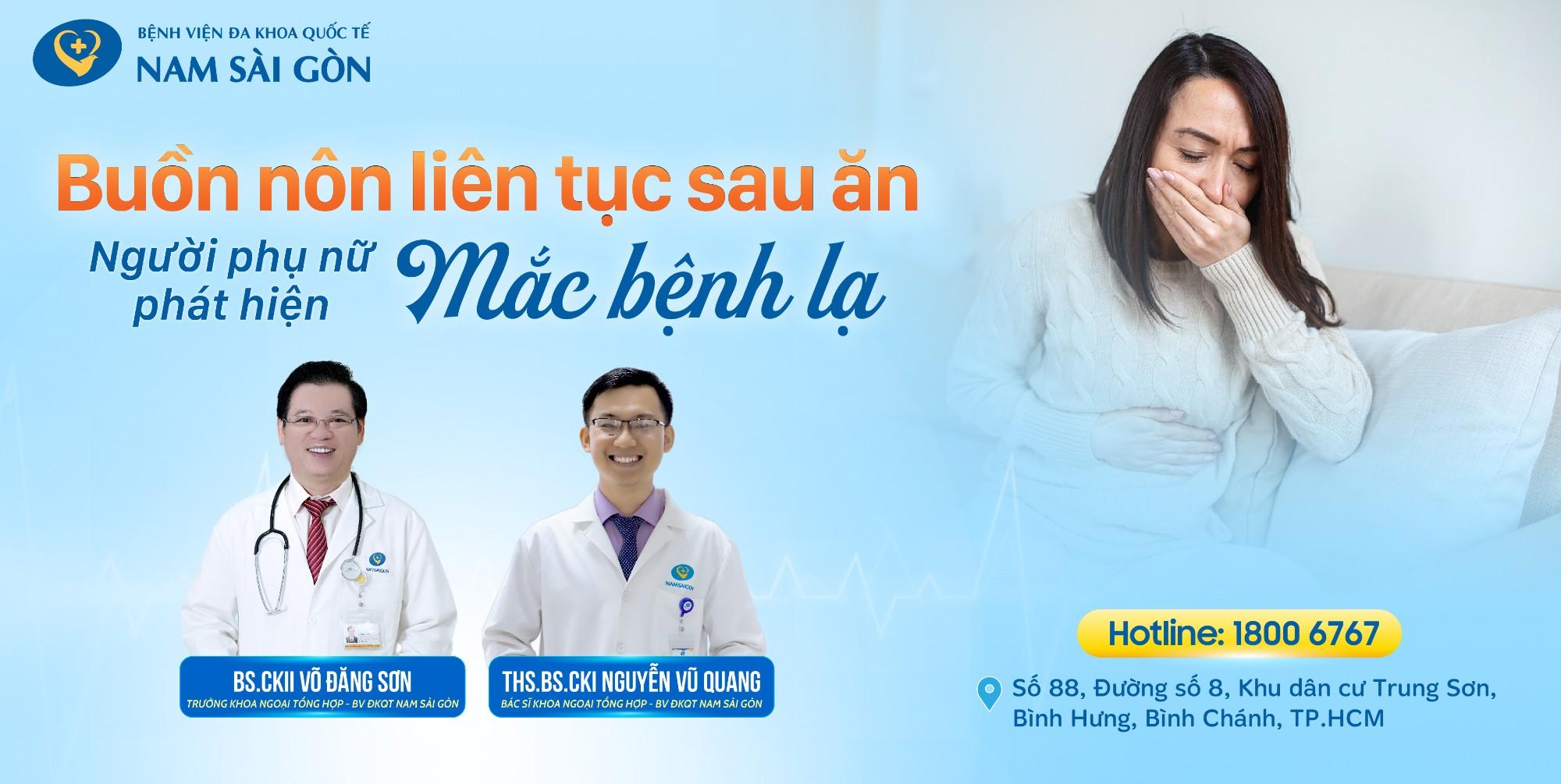 ăn xong buồn nôn