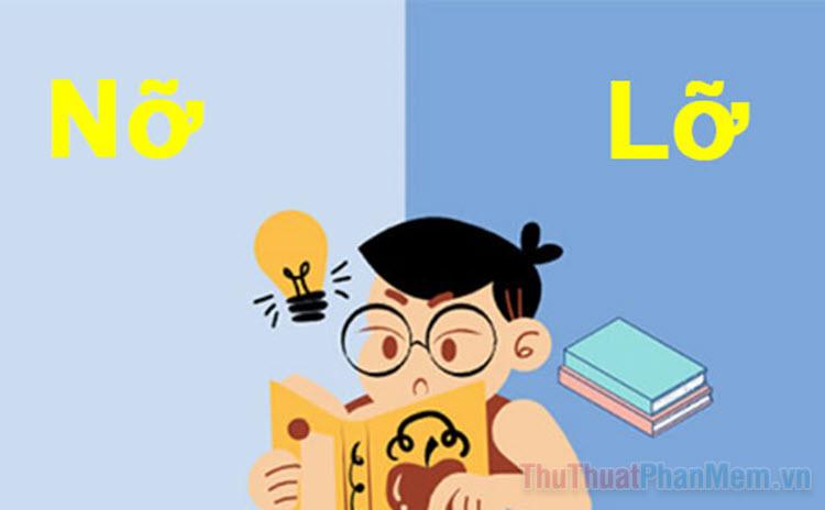 Không nỡ hay không lỡ Từ nào mới đúng chính tả tiếng Việt