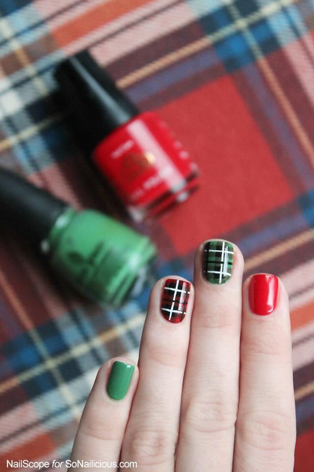 Vẽ Nail Caro Mùa Giáng Sinh
