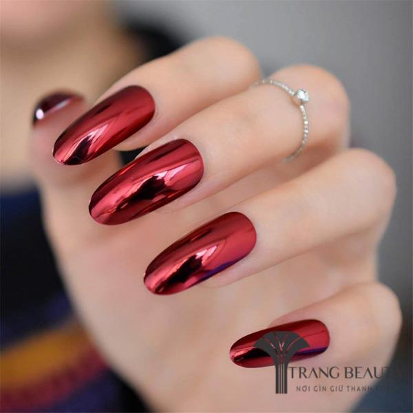 99+ Mẫu nail tráng gương ngọc trai xinh đẹp cho nàng
