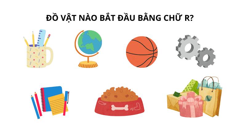 [Tổng hợp] Các đồ vật bắt đầu bằng chữ r kèm theo con vật và thực vật