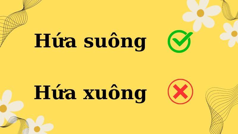Hứa suông nghĩa là gì? Phân biệt “hứa suông” và “hứa xuông”
