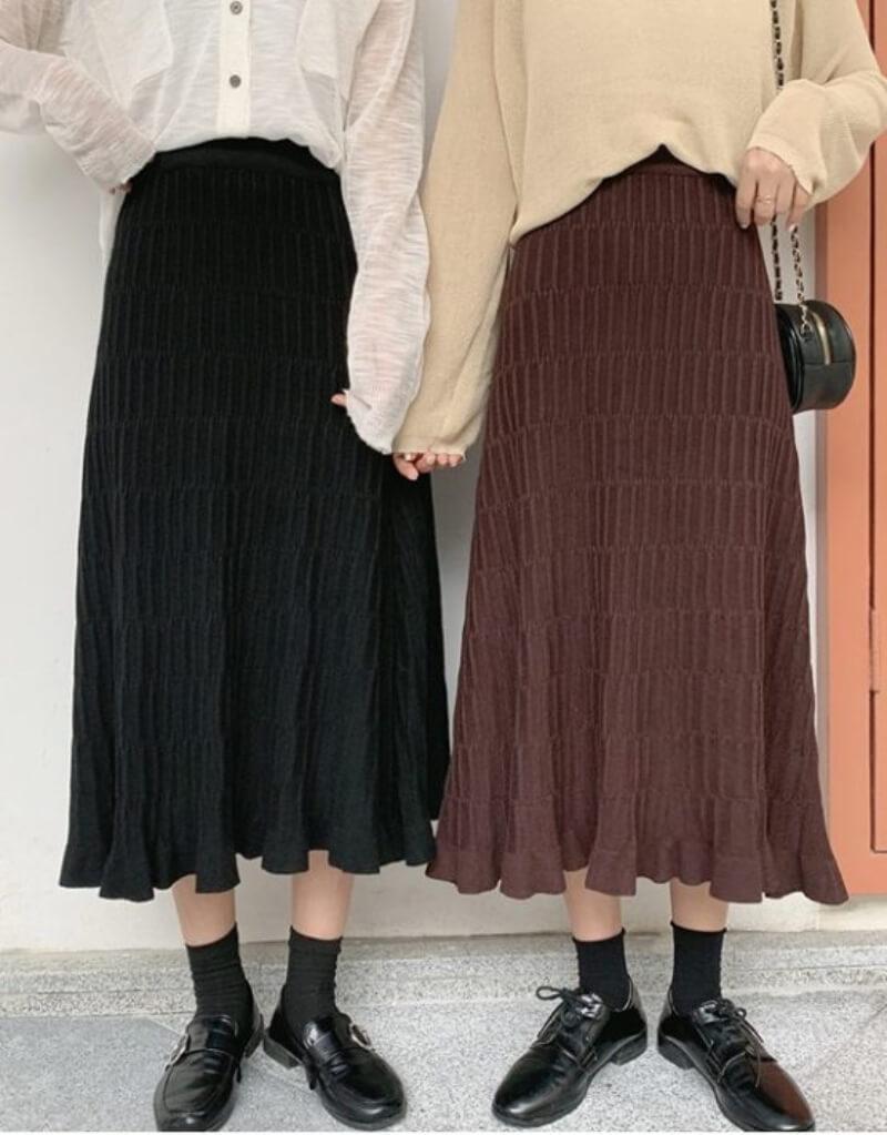 Chân Váy Len Phối Với Áo Gì? Gợi Ý Cho Mùa Thu Đông