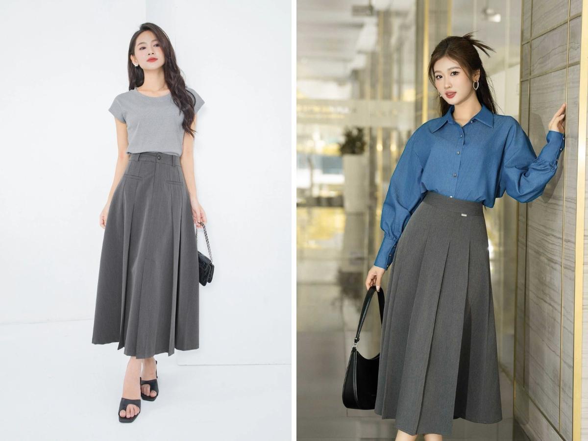 Bật Mí 10 Cách Phối Đồ Với Chân Váy Dài Đi Tiệc Đẹp, Hoàn Hảo 