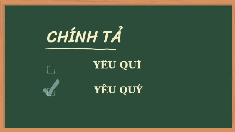 Yêu quý hay yêu quí là đúng chính tả?