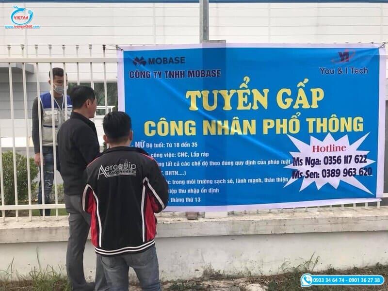 15+ Mẫu băng rôn tuyển dụng giá rẻ, thu hút nhân sự dễ dàng