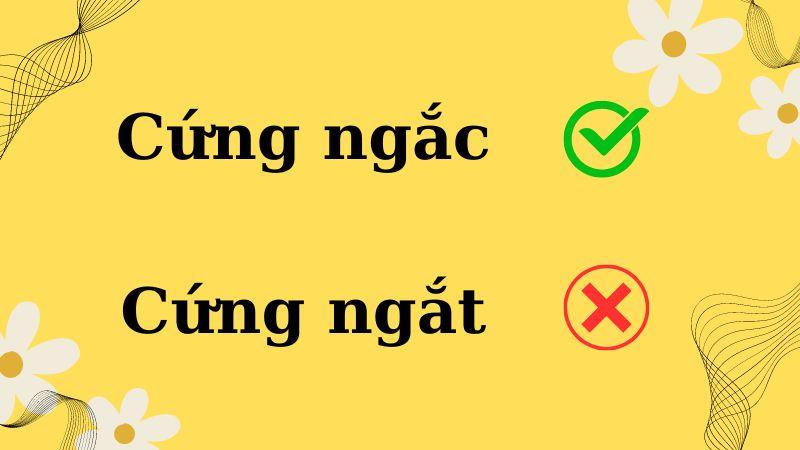 Cứng ngắc hay cứng ngắt đúng chính tả?