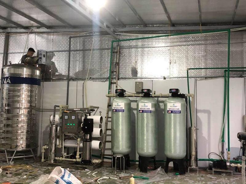 Dây chuyền lọc nước tinh khiết RO Công suất 3000 lít/h