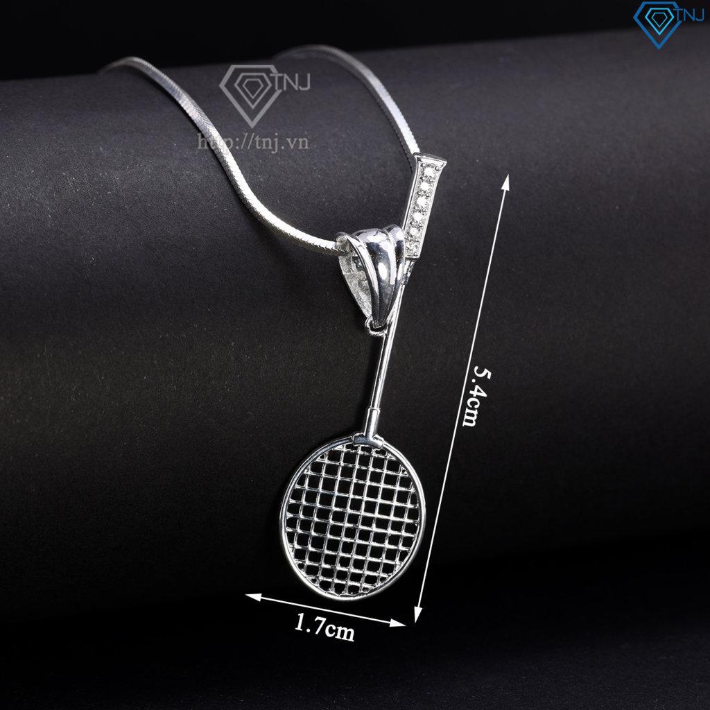 Dây chuyền bạc nam mặt hình vợt cầu lông DCA0197