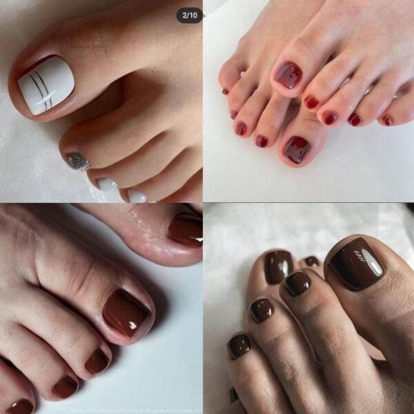 Gợi Ý Mẫu Nail Chân Cho Người Trung Tuổi Thanh Lịch