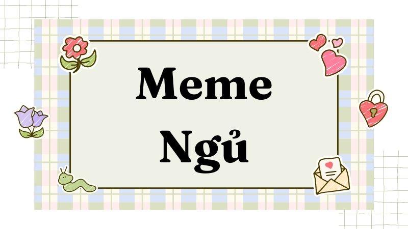 Tổng hợp bộ ảnh meme ngủ hài hước, vui nhộn nhất