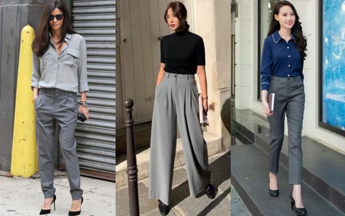 Quần xám phối áo màu gì? Gợi ý cách phối đồ đẹp và thời trang