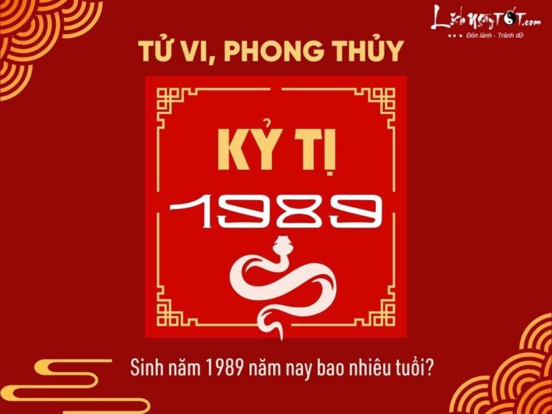 Người Sinh Năm 1989 Bao Nhiêu Tuổi Hiện Nay
