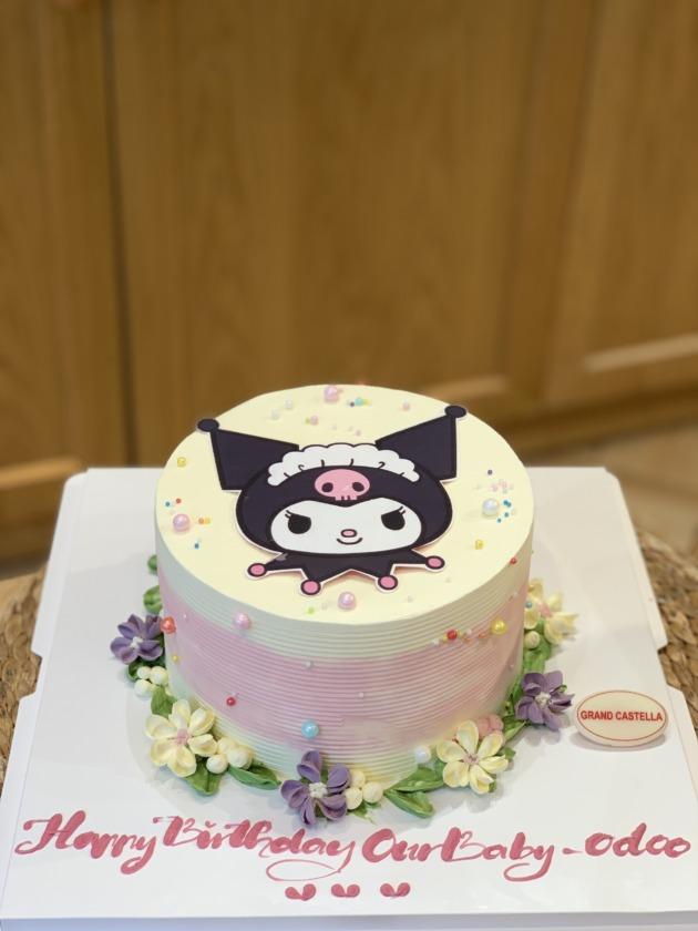 Bánh Kem Bơ Nhân Vật Hoạt Hình Đáng Yêu