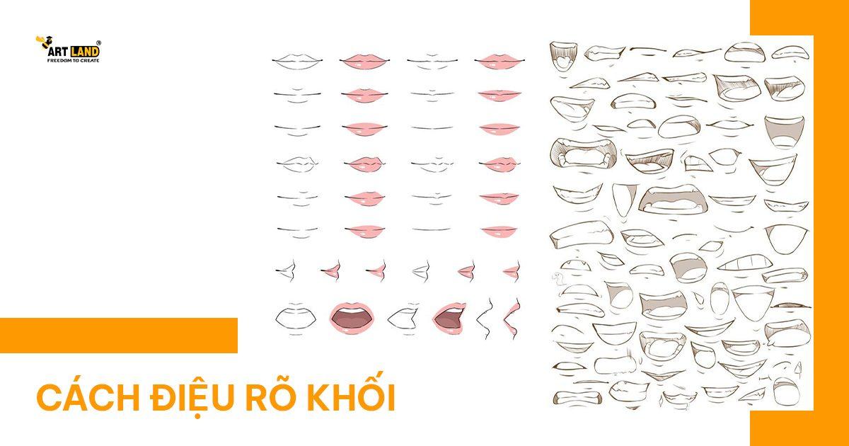 CÁCH VẼ MIỆNG ANIME - Mỹ Thuật Art Land