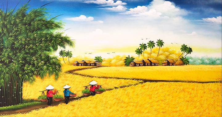 Top 20 bài văn mẫu Tả cánh đồng lúa lớp 5 hay nhất