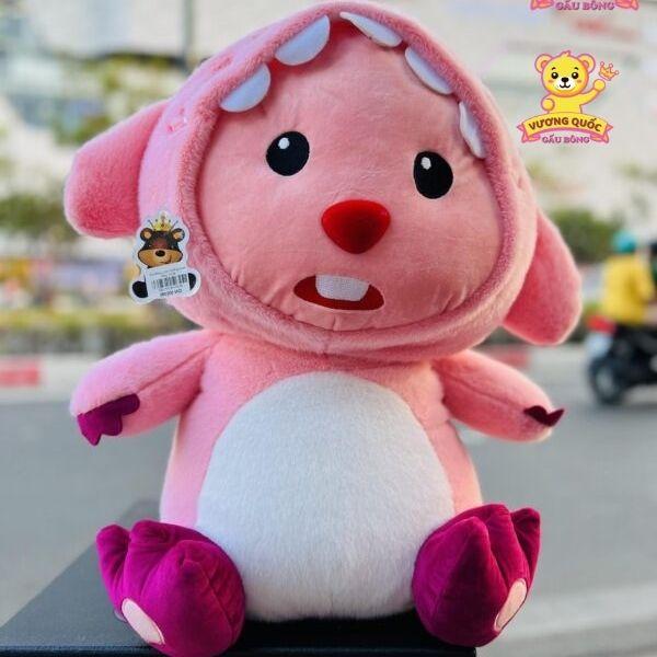 Gấu Bông Loopy Cá Mập Xanh Hồng Siêu Dễ Thương