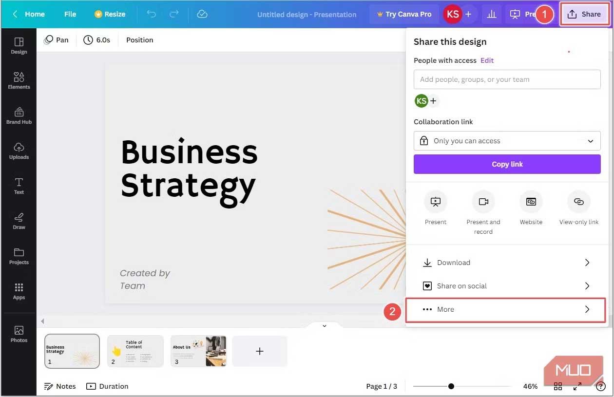 Các bước chuyển Canva sang PowerPoint trên điện thoại & máy tính  