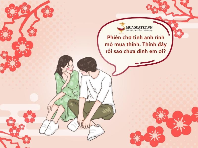 100+ Stt, caption thả thính ngày Tết hài hước, thả là dính