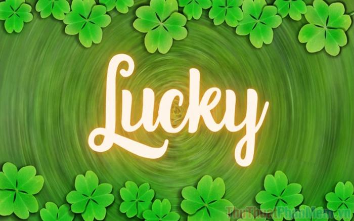 Hình ảnh chúc thi tốt với cỏ bốn lá