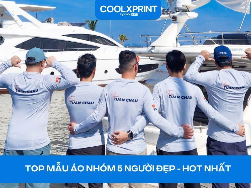 20+ mẫu áo nhóm 5 người Đẹp – Hot nhất