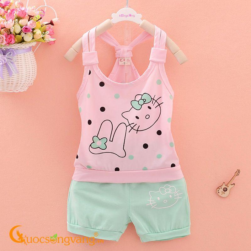 Bộ đồ bé gái mùa hè bộ quần áo bé gái đẹp GLSET008-xanhngoc                           - 5165734                                                          Yêu thích