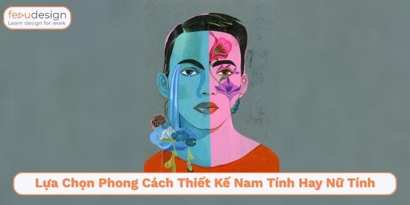 Thiết kế nữ tính và thiết kế nam tính