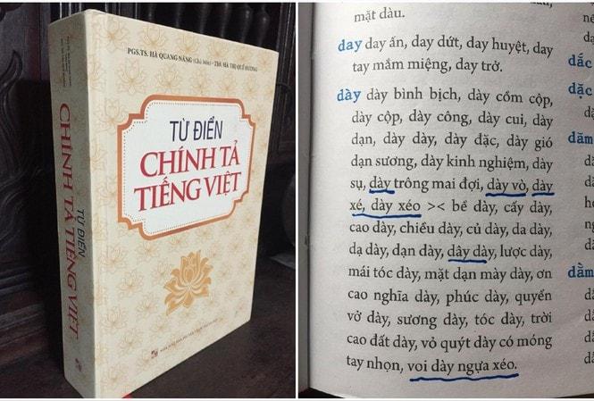 Chuyện từ điển chính tả tiếng Việt sai.. chính tả