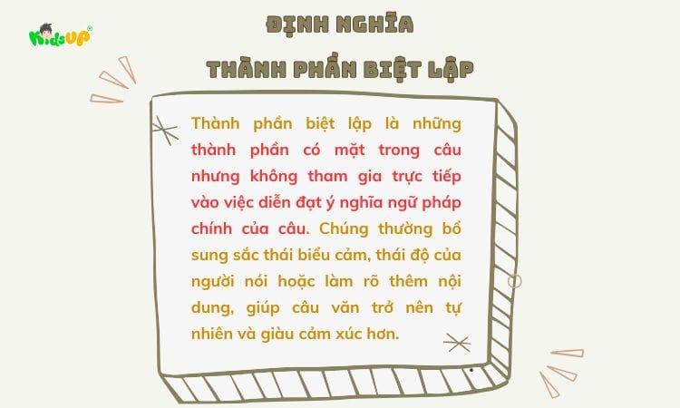 Các thành phần biệt lập trong tiếng Việt: Hiểu nhanh, nhớ lâu!