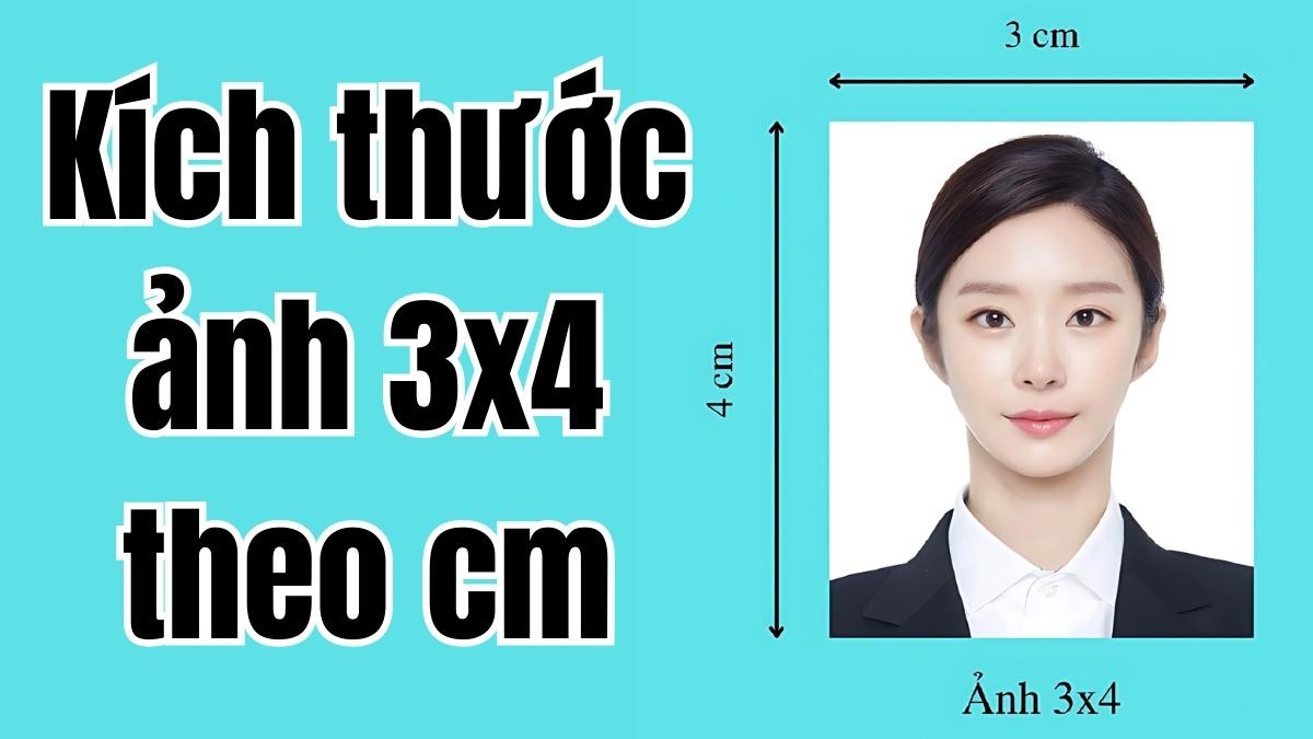 [Cập nhật] Kích thước ảnh 3x4 chuẩn mới nhất 2026
