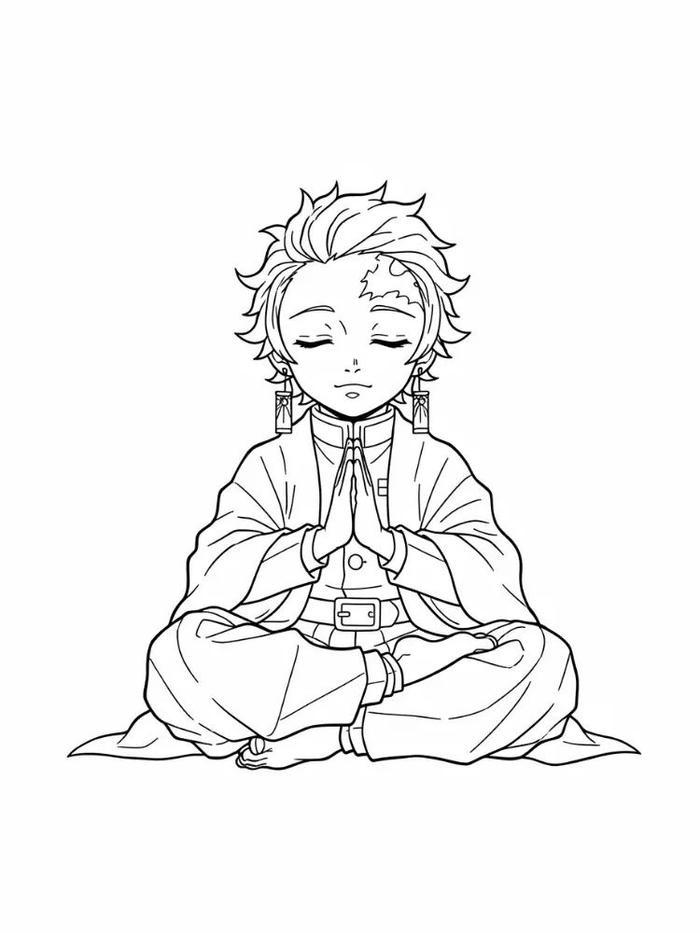 Xem 149+ tranh tô màu Tanjiro được yêu thích nhất hiện nay
