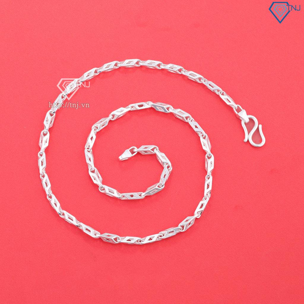 Dây chuyền bạc cho bé trai đẹp DTA0044