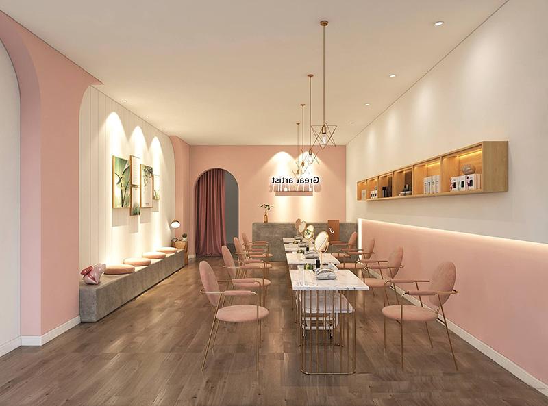 15+ Mẫu thiết kế tiệm nail Hàn Quốc đẹp, ấn tượng