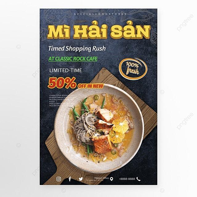 Mẫu Poster Nhà Hàng