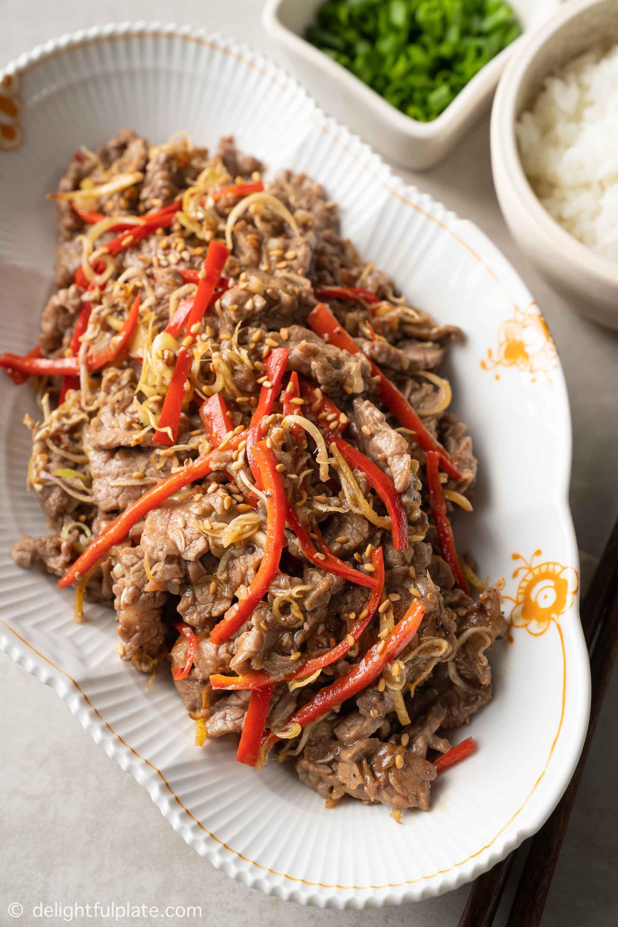 Vietnamese Lemongrass Beef Stir-fry (Bò Xào Sả Ớt)