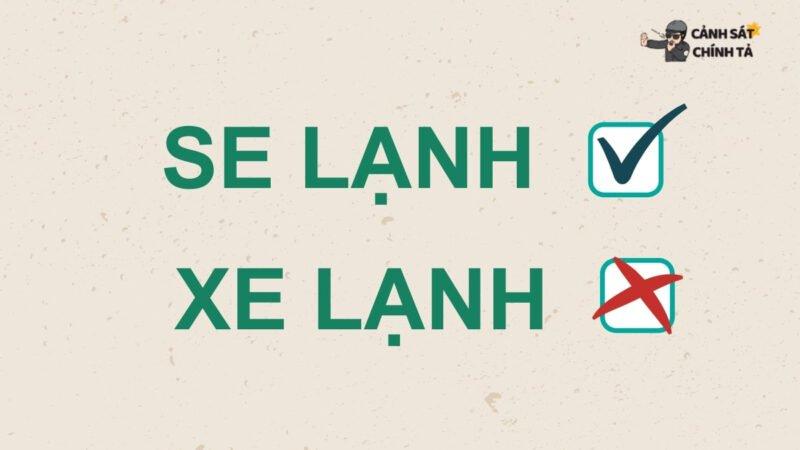 So sánh se lạnh và xe lạnh trong giao tiếp