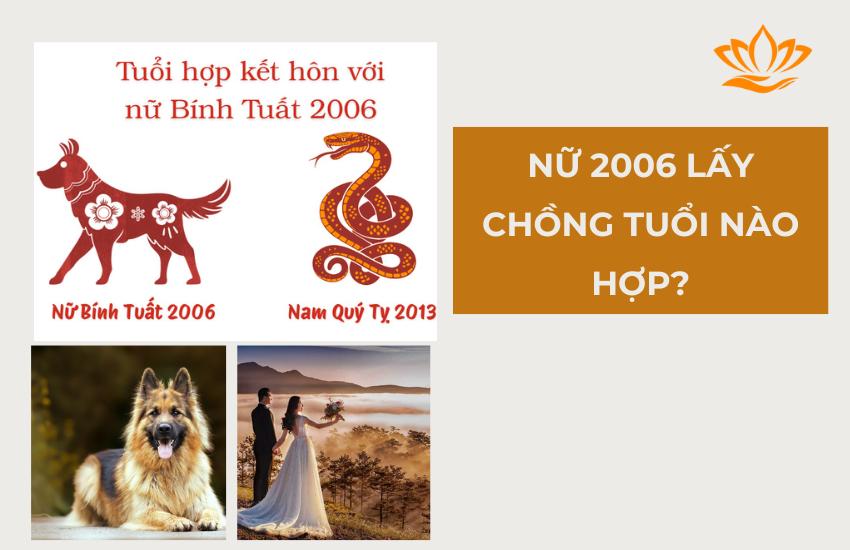 Nữ 2006 lấy chồng tuổi nào hợp hạnh phúc viên mãn 1 đời