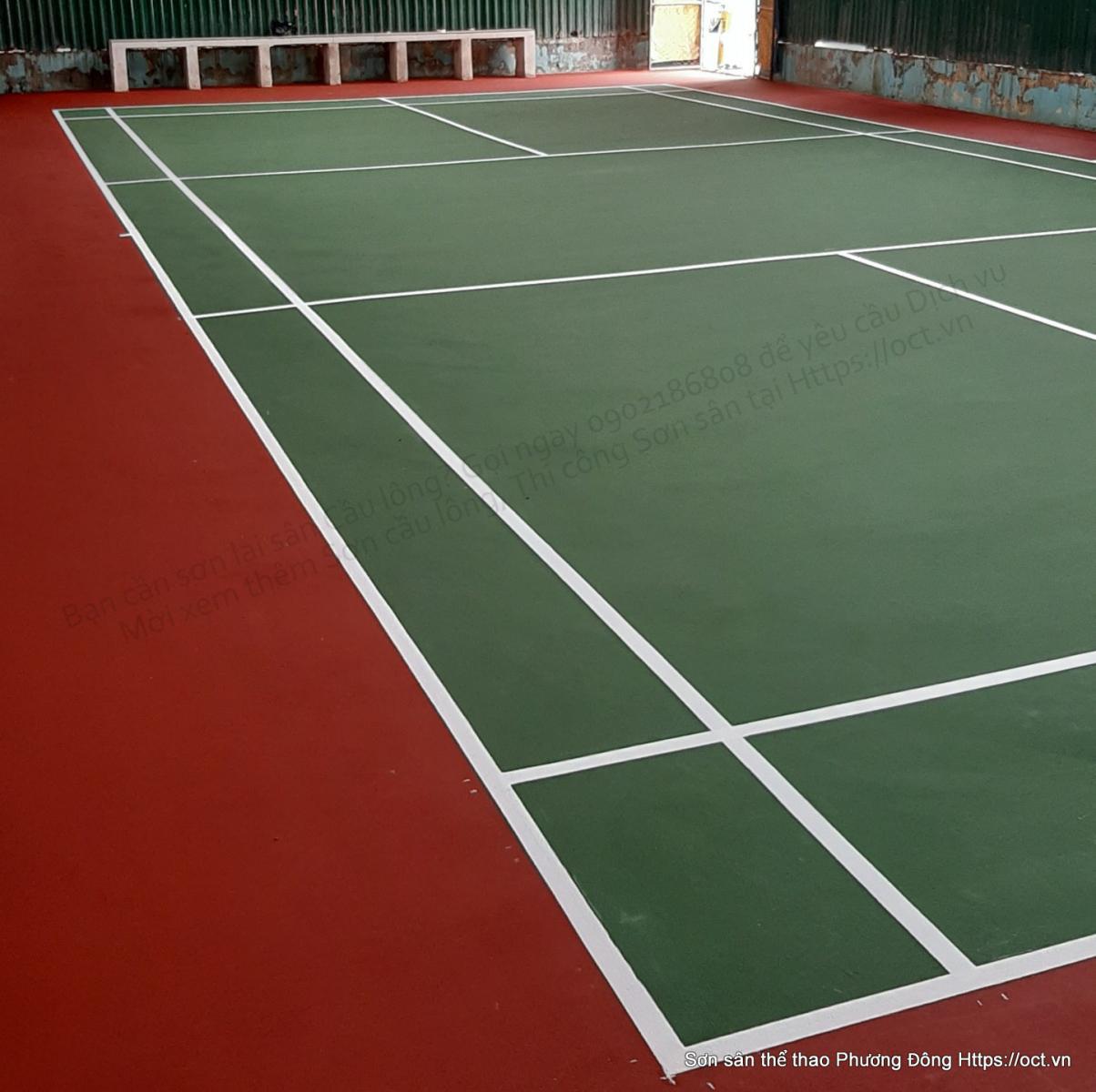 2 kích thước sân Cầu lông tiêu chuẩn đánh đơn và đánh đôi