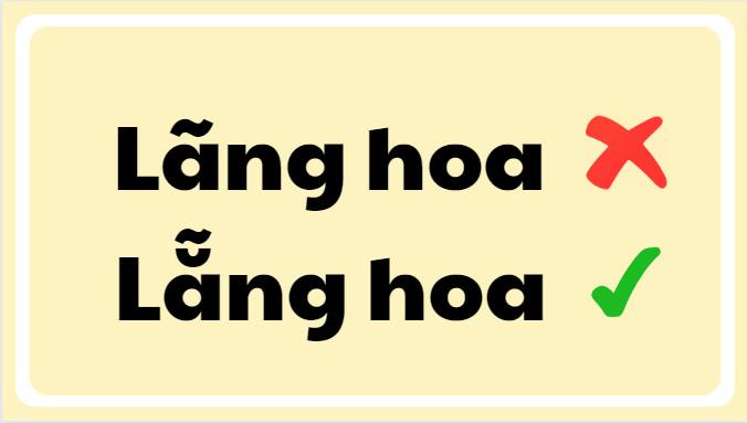 Lãng hoa hay lẵng hoa đúng chính tả? Nghĩa là gì?