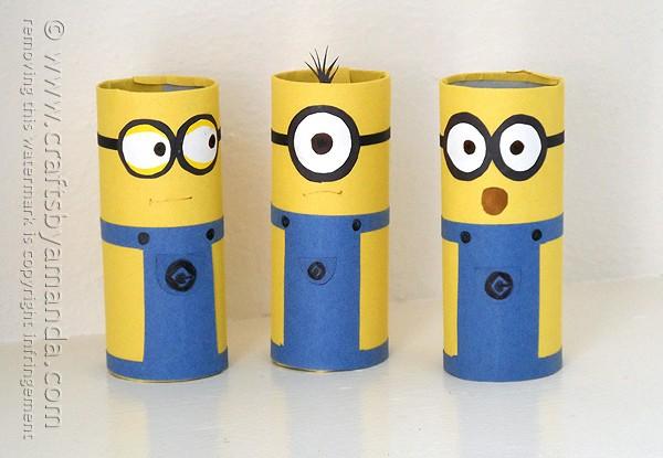 Cardboard Tube Minions