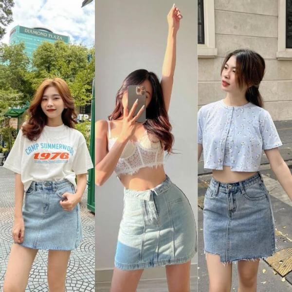 Phối Đồ Với Chân Váy Jean Ngắn: Chuẩn Gu, Chuẩn Cá Tính!