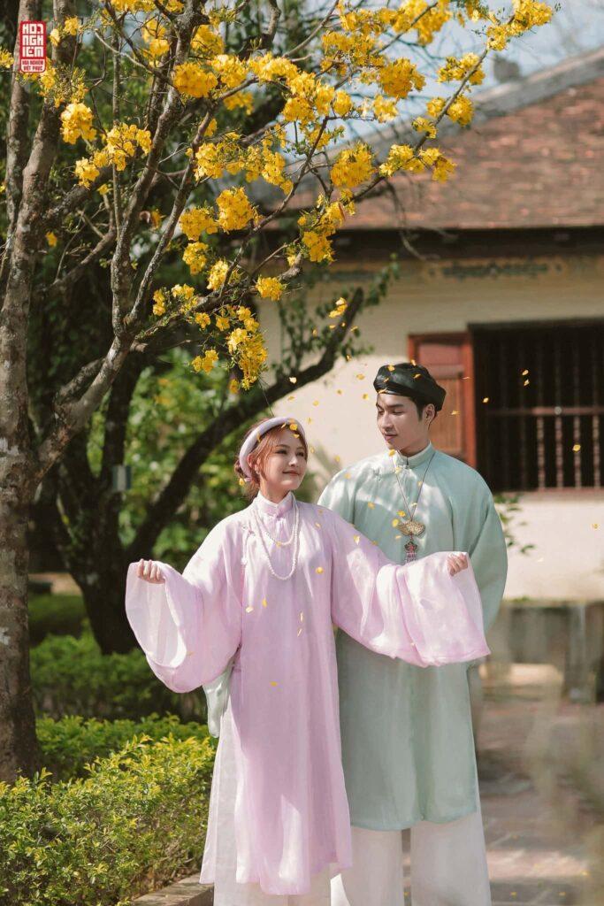 Review chụp ảnh Cổ phục và Áo dài Tết tại Huế đẹp, uy tín