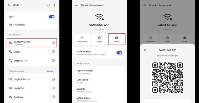 Cách chia sẻ mật khẩu Wifi từ thiết bị này sang thiết bị khác