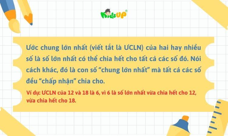 Hiểu đúng về ước chung lớn nhất