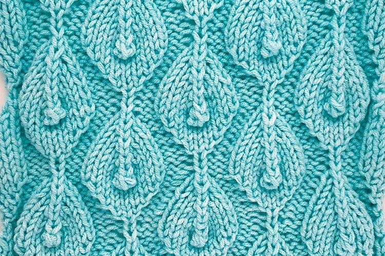 Peacock Plume | Knitting Stitch Patterns