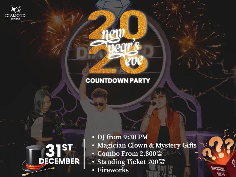 New Year’s Eve 2026 Countdown Night at Diamond Sky Bar
